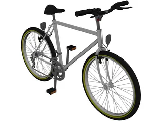 Bicycle 3D Model preview