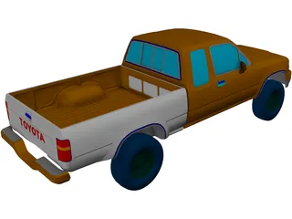 Toyota HiLux 3D Model preview