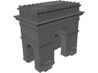 Arc of Triumf Paris 3D Model preview