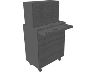 Tool Chest 3D Model preview