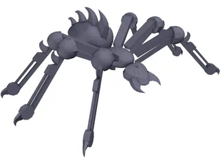 Robot Spider 3D Model preview