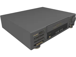 Sony VCR 3D Model preview
