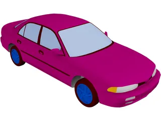 Mitsubishi Galant 3D Model preview