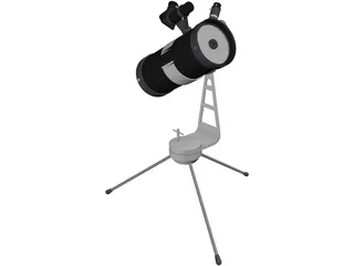 Telescope 3D Model preview