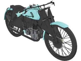 Freccia Celeste 3D Model preview
