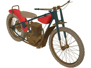Jawa 500 PT 3D Model preview