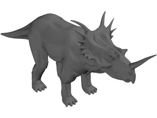 Styracosaurus 3D Model preview
