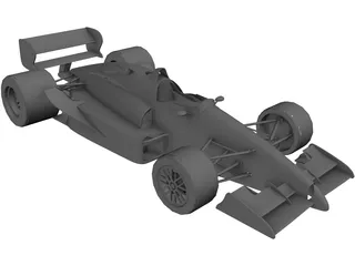 Formula 1 Car 3D Model preview
