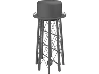 Water Tower 3D Model preview