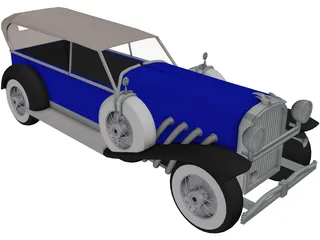 Duesenberg 3D Model preview