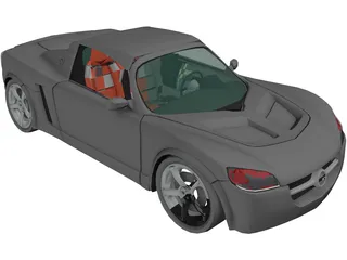 Opel Speedster 3D Model preview