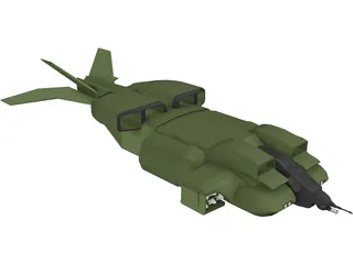Drop Ship 3D Model preview