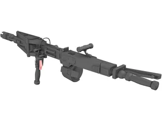 M57 Smart Gun 3D Model preview