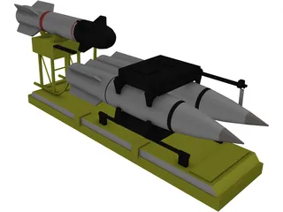 Missile 3D Model preview