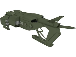 UD 1L Drop Ship 3D Model preview