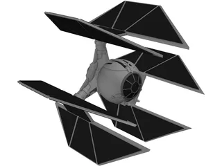 Star Wars Tie Defender 3D Model preview