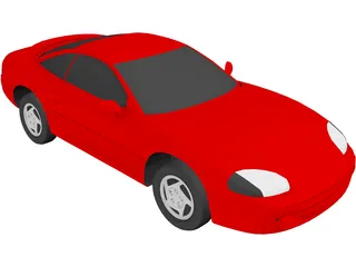 Mitsubishi Eclipse [Eagle Talon, Dodge Stealth] (1994) 3D Model preview