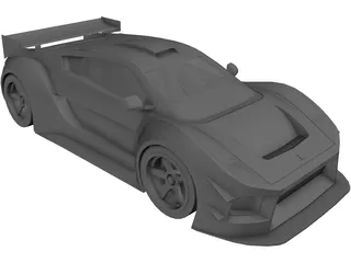 Saleen S5S Raptor LM Concept (2010) 3D Model preview