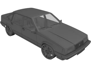 Volvo 940 3D Model preview