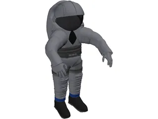 Space Suit 3D Model preview