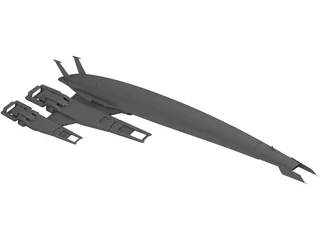 SR-2 Normandy 3D Model preview