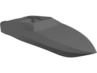 Baja 252 Boss Large Boat 3D Model preview