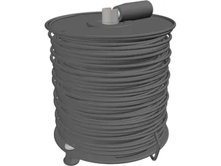 Fiber Optic Cable 3D Model preview