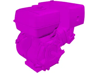 Honda GX390 Engine 3D Model preview