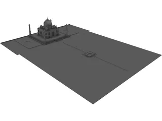 Taj Mahal 3D Model preview