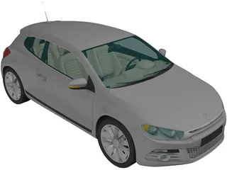 Volkswagen Scirocco 3D Model preview