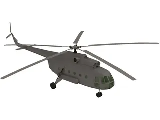 Mil Mi-8 Hip 3D Model preview