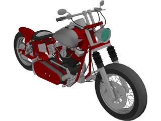 Chopper 3D Model preview