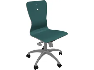 Office Chair 3D Model preview