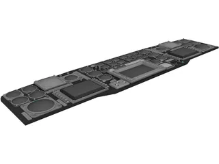 Sikorsky MH-53 Main Instrument Panel 3D Model preview