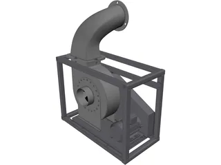 Blower 3D Model preview