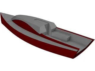 Boat 3D Model preview
