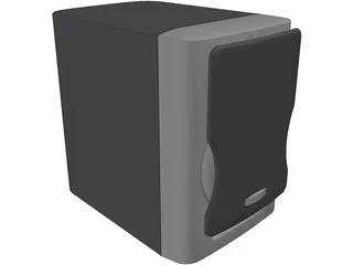 Speaker 3D Model preview