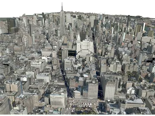New York City Manhattan 3D Model preview
