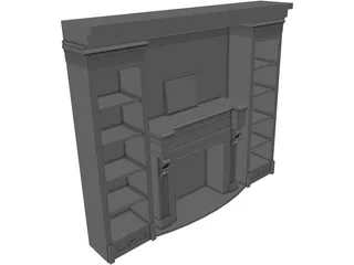 Fireplace 3D Model preview