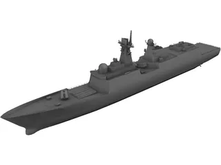 JIANGKAI Type 054A Frigate 3D Model preview