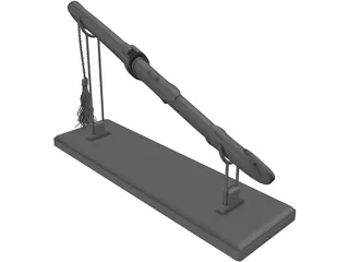 Chinese Sword 3D Model preview