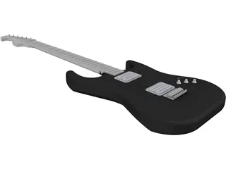 Fender Stratocaster 3D Model preview