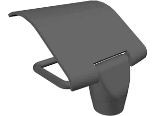 Toilet Paper Holder 3D Model preview