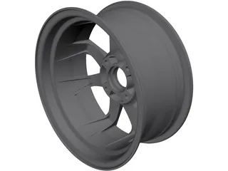 OZ Car Wheel 3D Model preview