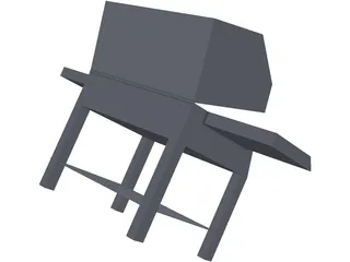 BBQ Grill 3D Model preview