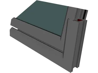 Window Frame 3D Model preview
