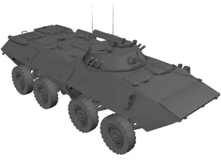 BTR-90 3D Model preview