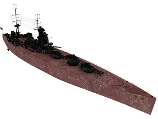 HMS Nelson 3D Model preview