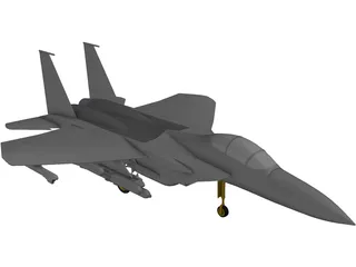 F-15A 3D Model preview