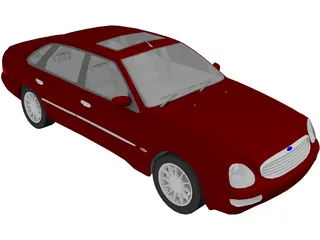 Ford Scorpio (1995) 3D Model preview